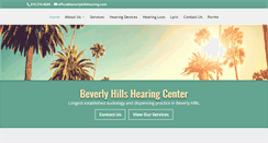 Desktop Screenshot of beverlyhillshearing.com