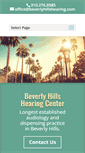 Mobile Screenshot of beverlyhillshearing.com